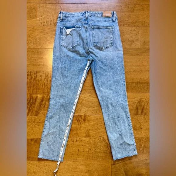 PAIGE Cindy Light Blue Straight Leg Jeans - Picture 7 of 7